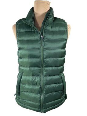 32 Degree Heat Puffer Vest Dark Green Size XS Women
